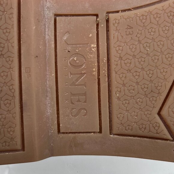 Jones Bootmaker Men's Putney Suede Shoes Brown EU 43/ US 10-10.5 Dress Shoe‎ - Picture 5 of 14